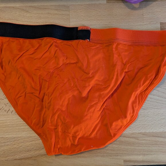 Calvin Klein ID Custom Hip Brief Bikini - Neon Orange - Picture 3 of 3